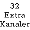 32 Extra Kanaler