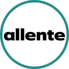 Allentes logotyp i grön cirkel